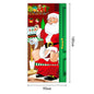 New Christmas Door Curtains, Flags, Outdoor Photography, Santa Claus and Puppies, Background Decoration, Hanging Cloth