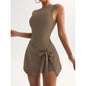 Women's Fitness Beauty-Back Yoga Dress – Sleeveless Active Mini FitiqueFit