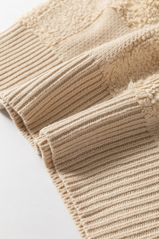 Emily Checkered Sherpa Loose Sweater Shop Style & More | Fresh Looks, Everyday Deals & Free Shipping