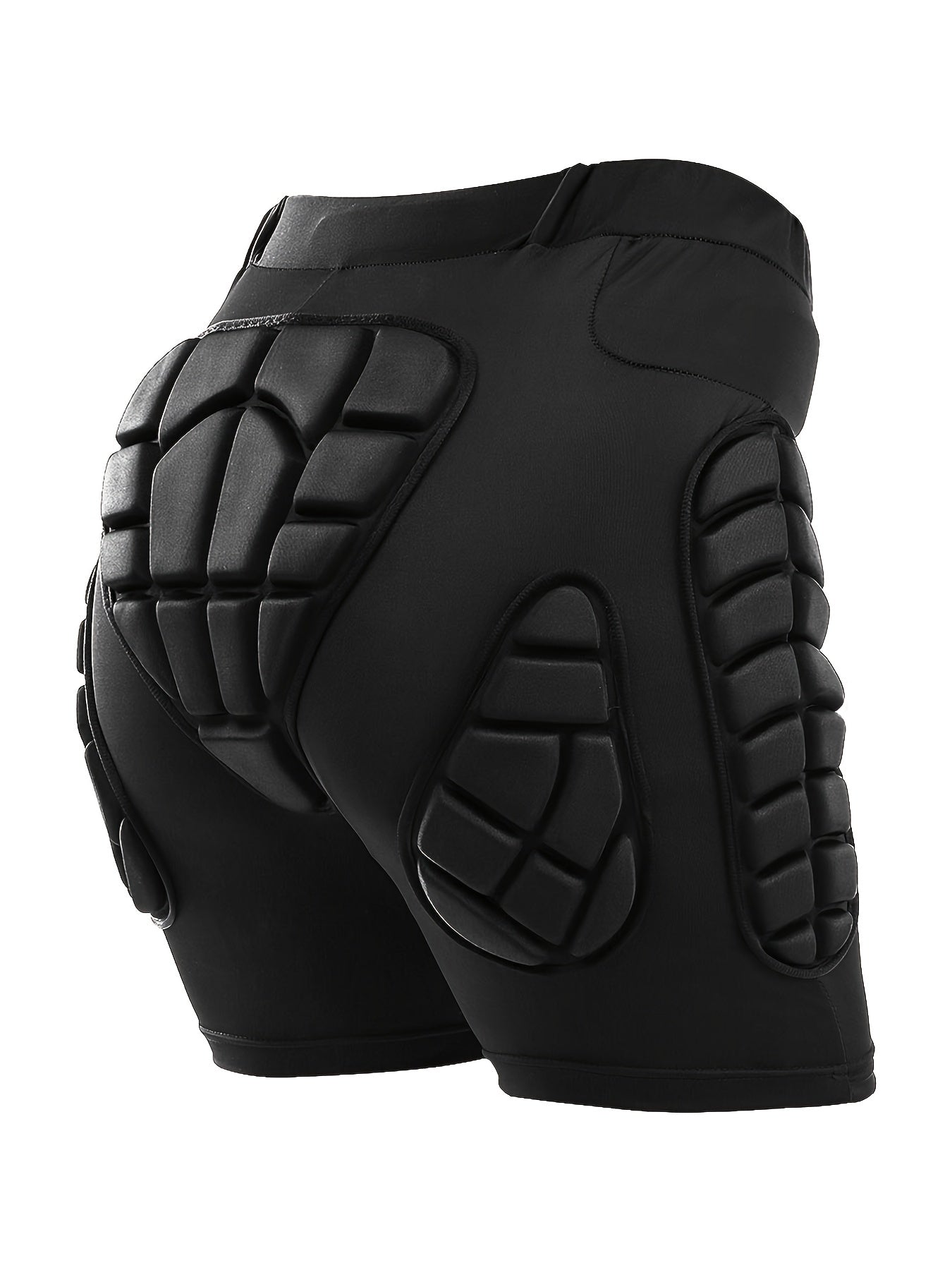VEPAUS Breathable 3D Padded Shorts for Ice Hockey, Snowboarding, Gymnastics, Roller Skating - Moisture Wicking, Flexible, High Stretch Polyester Knit Fabric, Regular Fit, Four Seasons Sports Gear NovaCart