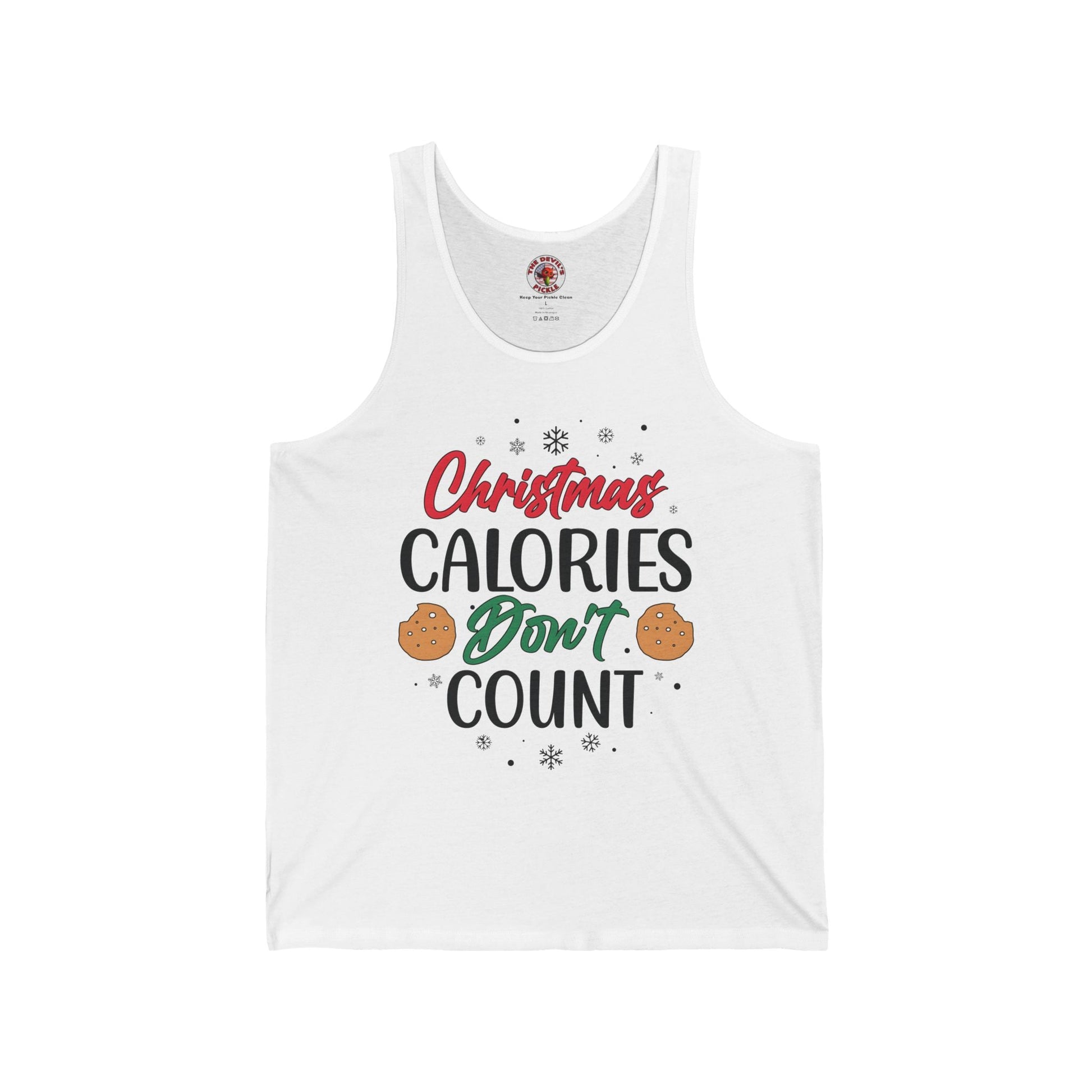 Christmas Calories Don't Count Tank Top The Devil's Pickle