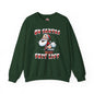 On Santa's Shit List Crewneck Sweatshirt The Devil's Pickle