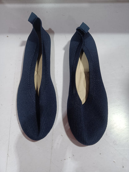Round Toe Flats Shoes Casual Comfortable Soft Slip On Knit Mesh Shoes For Women See size chart under “more details” The Fashion Celestial