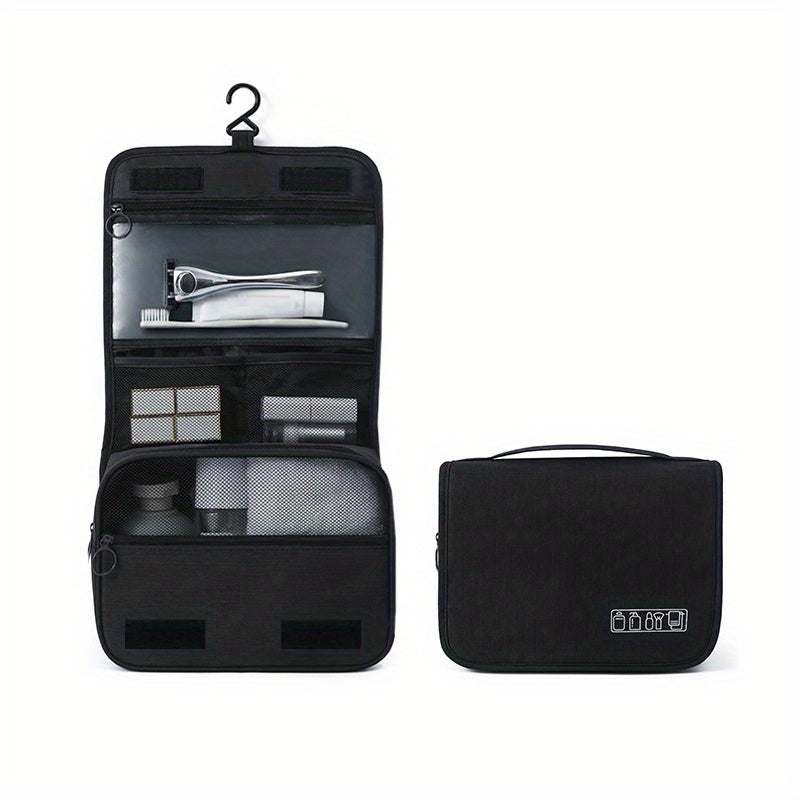 [Large Makeup Organizer] Durable Polyester Large Capacity Makeup Organizer Bag | Travel & Business, Wet & Dry Separation, Multiple Compartments for Cosmetics, Toiletries, And Accessories NovaCart