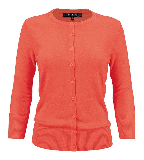 Crewneck Button Down Knit Cardigan Sweater Shop Style & More | Fresh Looks, Everyday Deals & Free Shipping