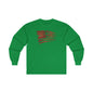 Red American Flag Long Sleeve Tee The Devil's Pickle