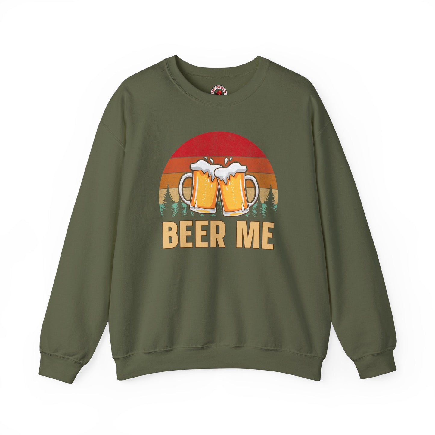 Beer Me Crewneck Sweatshirt The Devil's Pickle