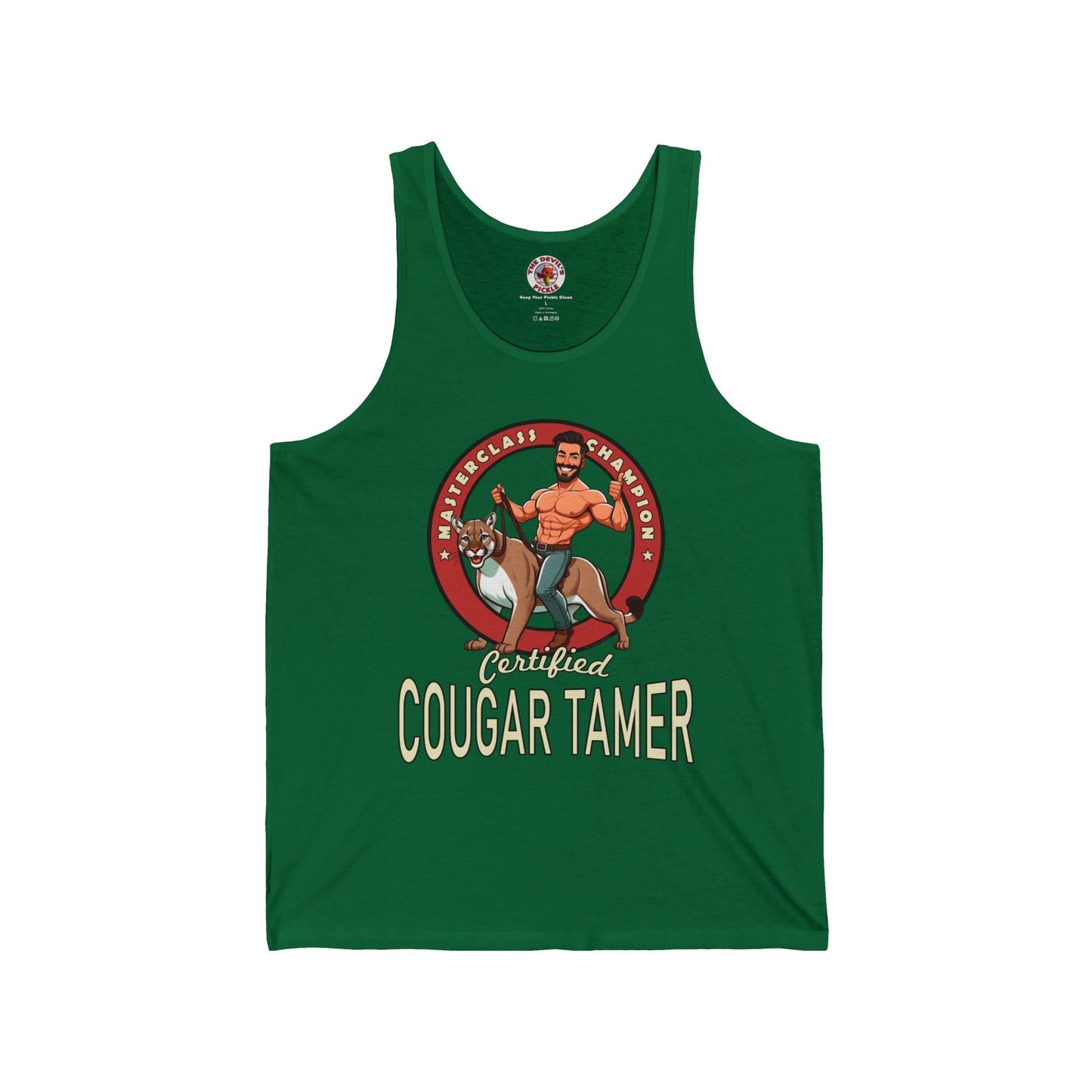 Certified Cougar Tamer Tank Top The Devil's Pickle