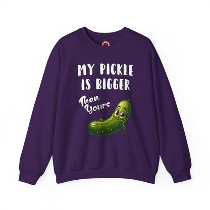 My Pickle Is Bigger Than Yours Crewneck Sweatshirt The Devil's Pickle