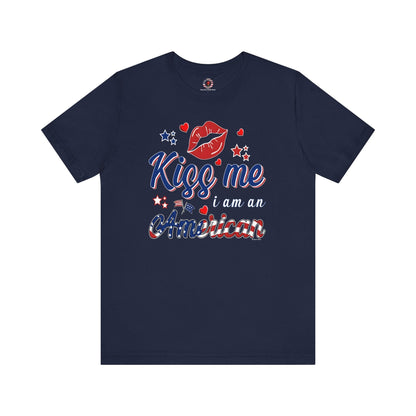 Kiss Me I Am An American T-Shirt The Devil's Pickle