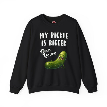 My Pickle Is Bigger Than Yours Crewneck Sweatshirt The Devil's Pickle