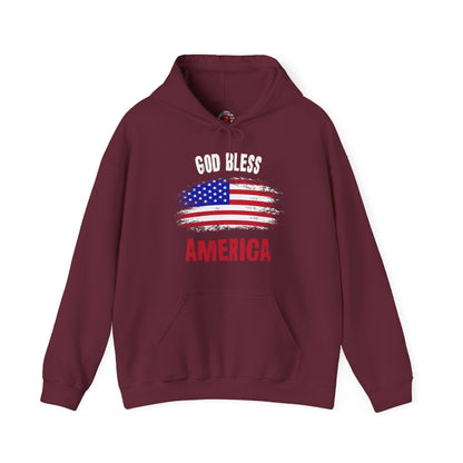 God Bless America Hooded Sweatshirt The Devil's Pickle