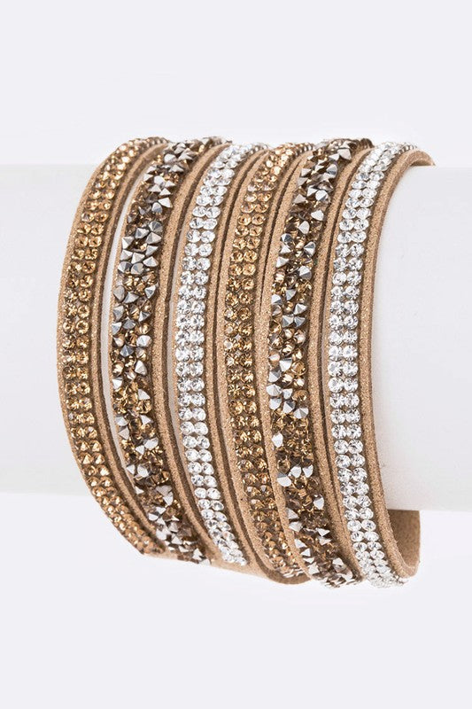 Crystal Layer Wrapped Cuff Shop Style & More | Fresh Looks, Everyday Deals & Free Shipping