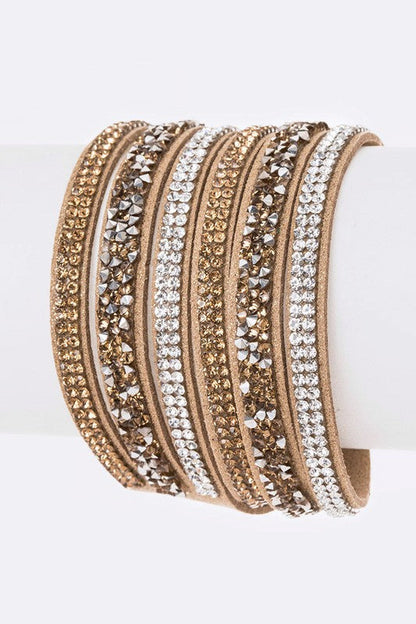 Crystal Layer Wrapped Cuff Shop Style & More | Fresh Looks, Everyday Deals & Free Shipping