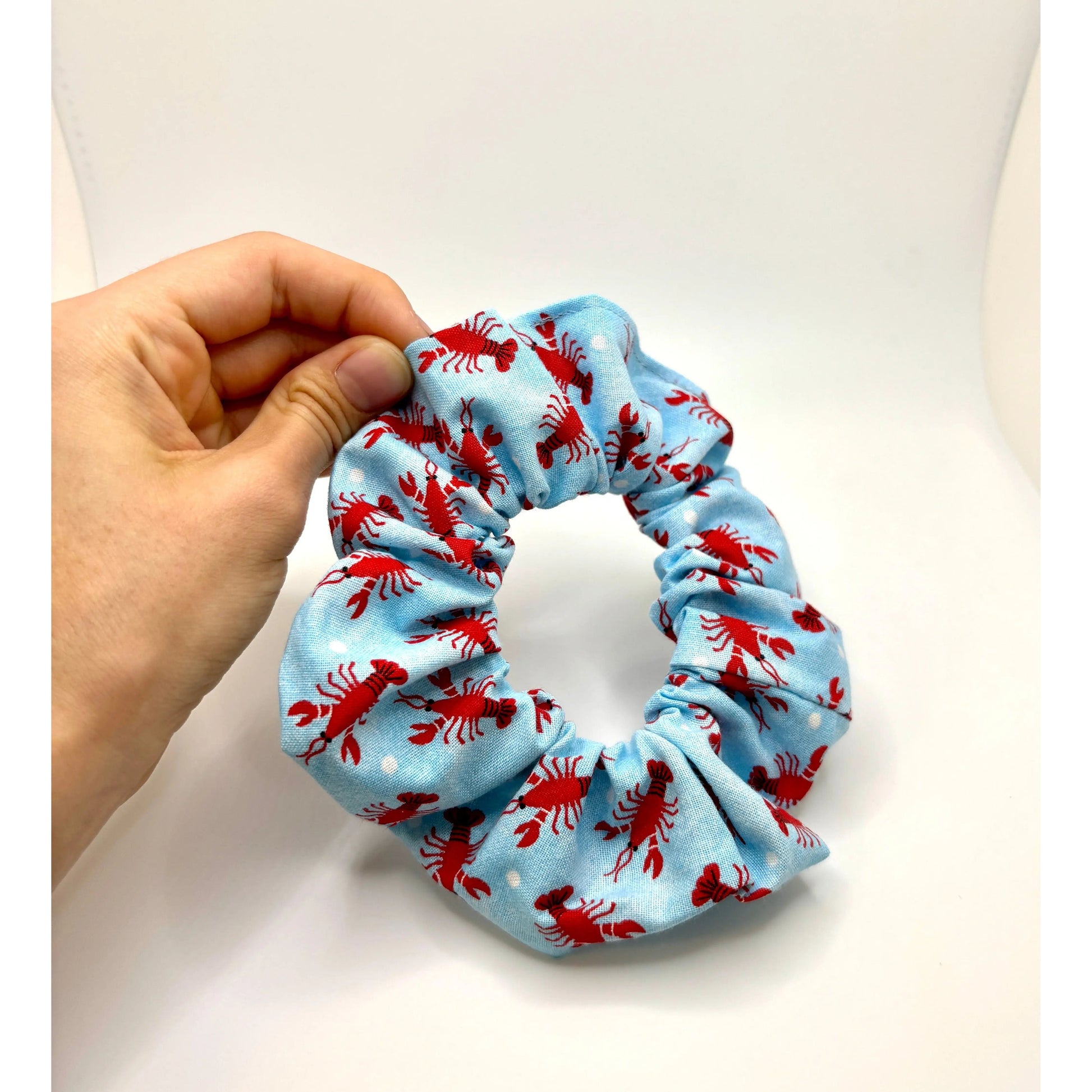 Mini Blue Lobster Scrunchie Enchanted Scrunch