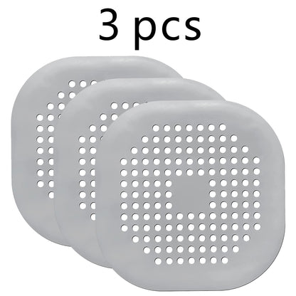 5pcs/3pcs/1pc Silicone Hair Filter | Bathtub and Shower Floor Drain Plug, Kitchen Deodorant Plug, Anti-Clogging Sink Filter NovaCart