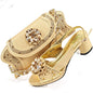 Evening Party With Rhinestone Pointed Toe Shoes Hand Bag Suit See size chart under “more details” The Fashion Celestial