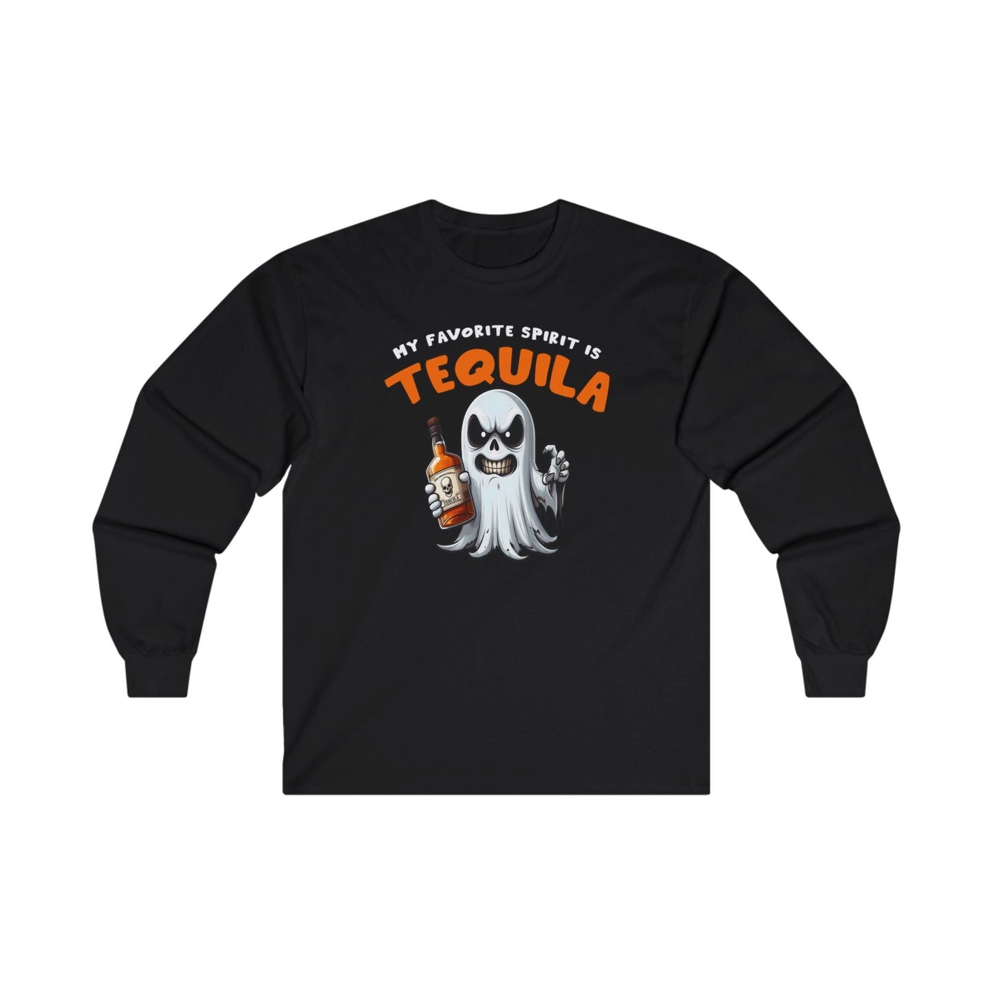 My Favorite Spirit Is Tequila Long Sleeve Tee The Devil's Pickle