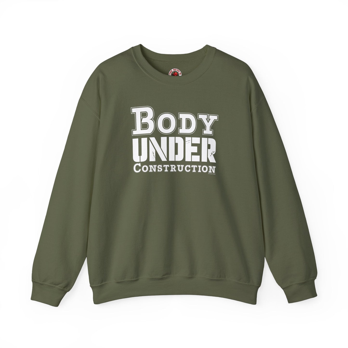 Body Under Construction Crewneck Sweatshirt The Devil's Pickle