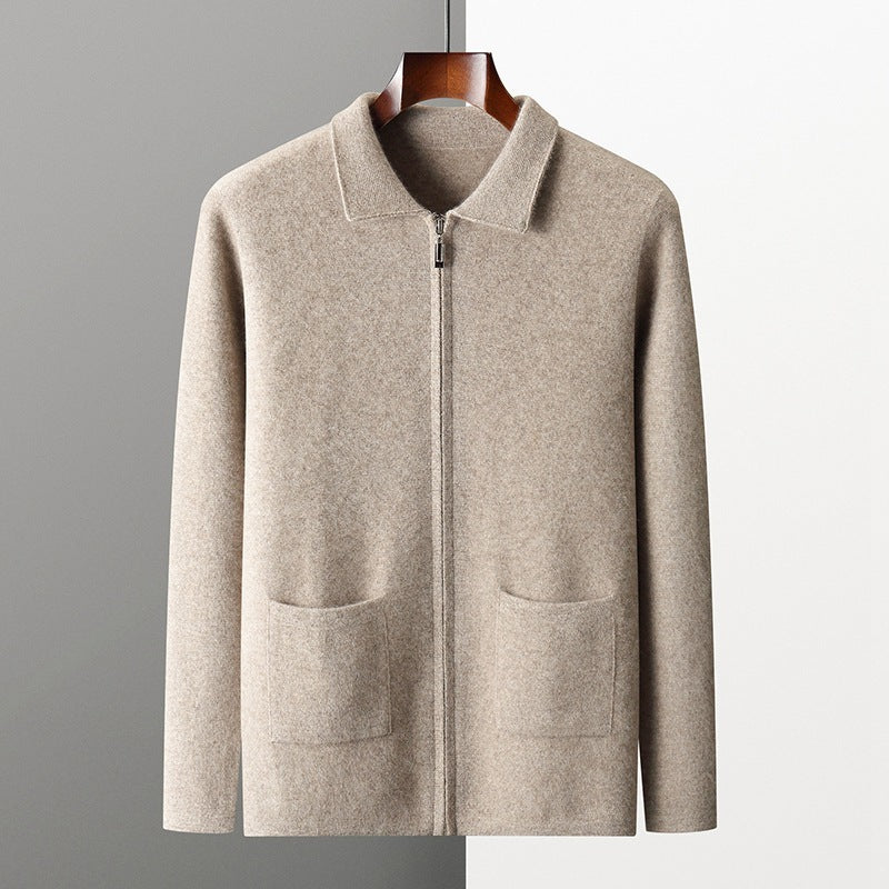 New Men's Cardigan Long Sleeve Sweater Coat Grayceful LLC