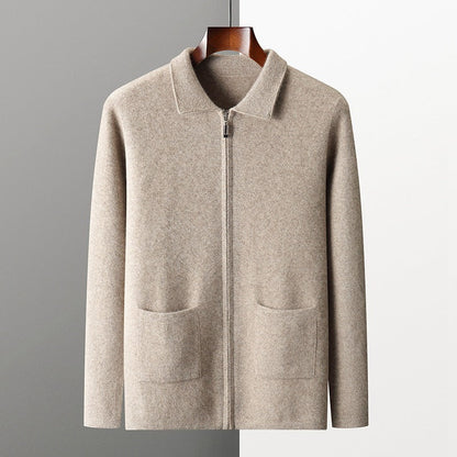 New Men's Cardigan Long Sleeve Sweater Coat Grayceful LLC