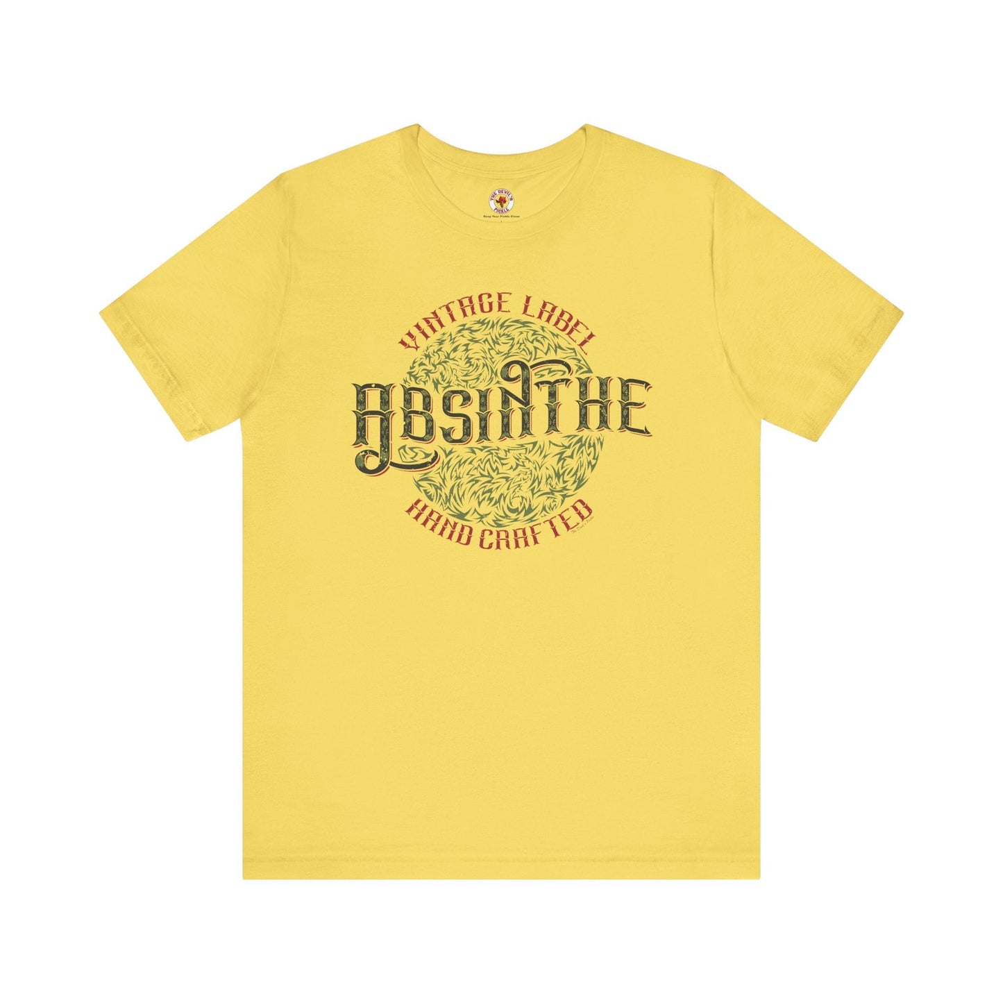 Vintage Label Absinthe T-Shirt The Devil's Pickle