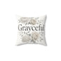 Grayceful Floral Square Pillow, Home Decor Accent, Gift for Her, Cozy Living Room Decor, Wedding Gift, Birthday Gift Grayceful LLC
