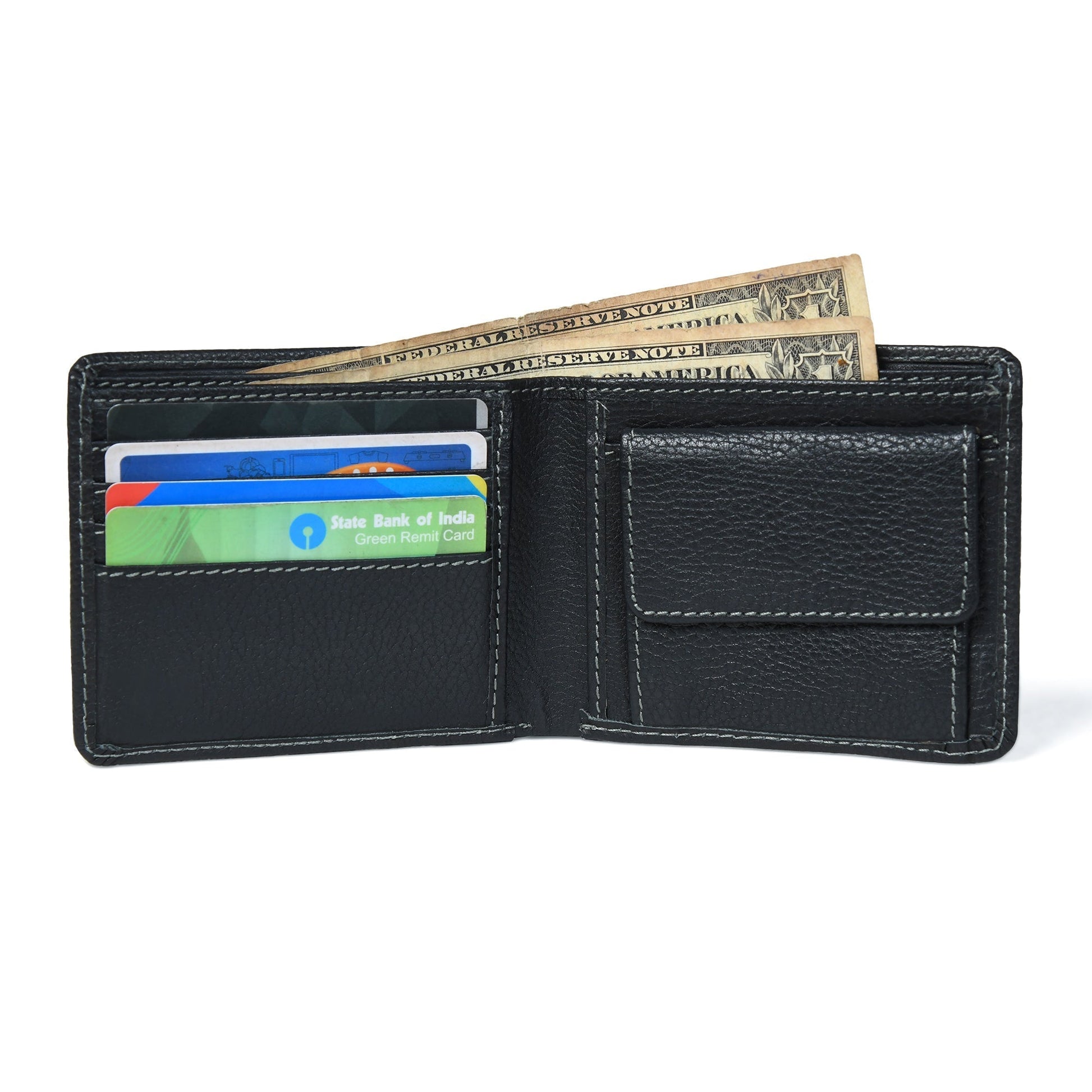 Classic Black Leather Wallet Classy Leather Bags