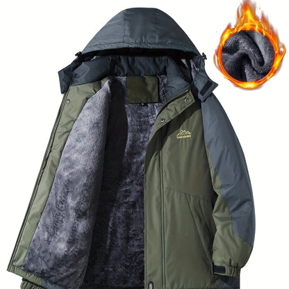 Men'S Outdoor Storm Jacket | Warm, Breathable, Thick Pile, Stand Collar, Regular Fit, Blue Color, Casual Style, Zipper Detail, Suitable for Spring, Autumn, Winter NovaCart