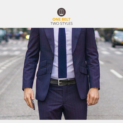Men's Leather Belt, Fashion & Classic Casual Belt with Single Prong Buckle for Jeans, Pants, Work And Business, Gift for Dad & Husband NovaCart