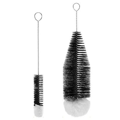 Soda Stream Bottle Brush with Beechwood Handle Glassware Jars Cleaner Kitchen Cleaning Tool Drink Bottle Cup Cleaning Brush