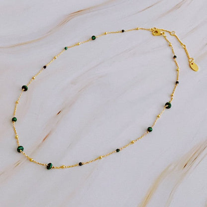 Dainty Precious Stone Bead Necklace Shop Style & More | Fresh Looks, Everyday Deals & Free Shipping