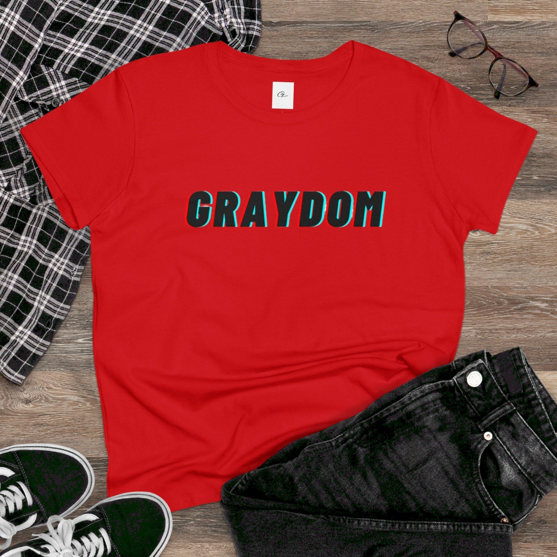 Graydom Women's Midweight Cotton Tee Graydom Grayceful LLC
