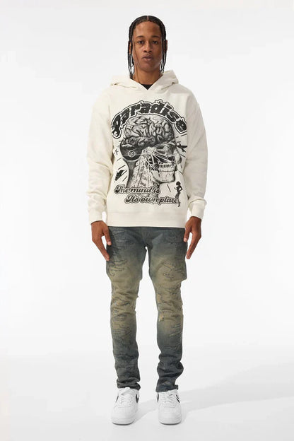 Jordan Craig Cranial Paradise Pullover - Bone Denim Exchange