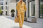 Women’s Casual Shirt and Full-Length Pants Set FitiqueFit
