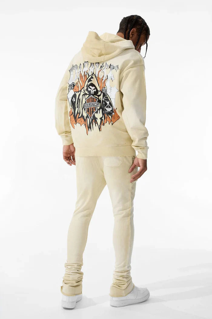 Jordan Craig Afterlife Pullover Hoodie - Khaki Denim Exchange