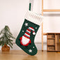 Christmas decorations, candy socks, embroidered Santa Claus socks, Christmas children's gifts, socks, gift bags, pendants