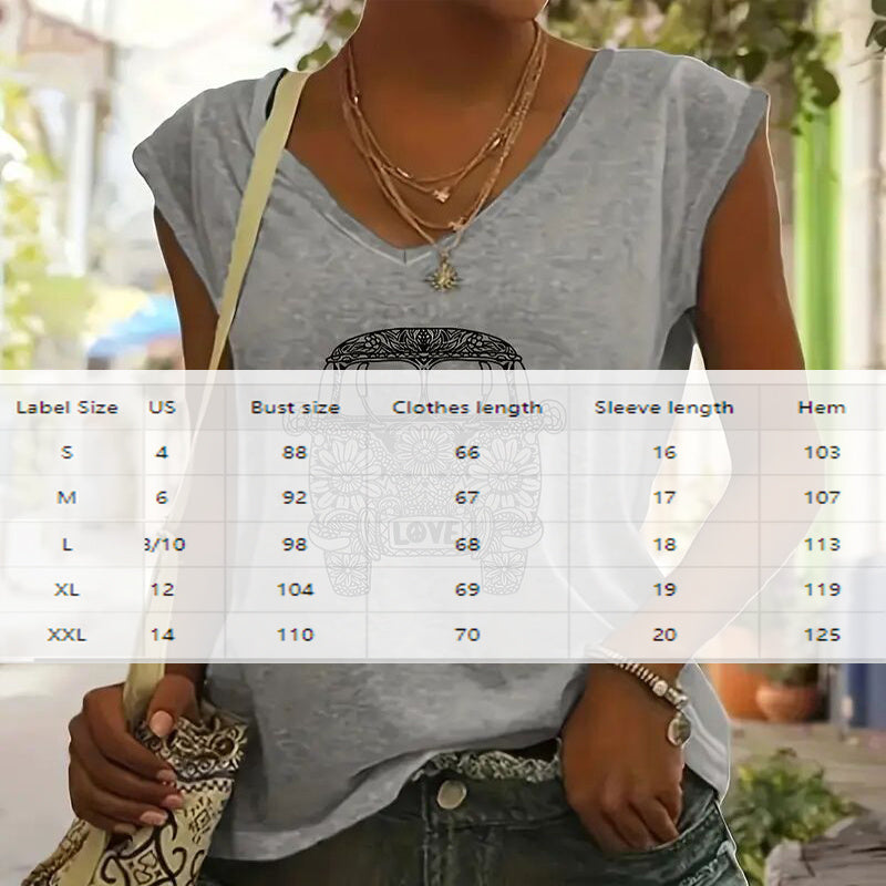 Women's V-Neck Short Sleeve T-Shirt FitiqueFit