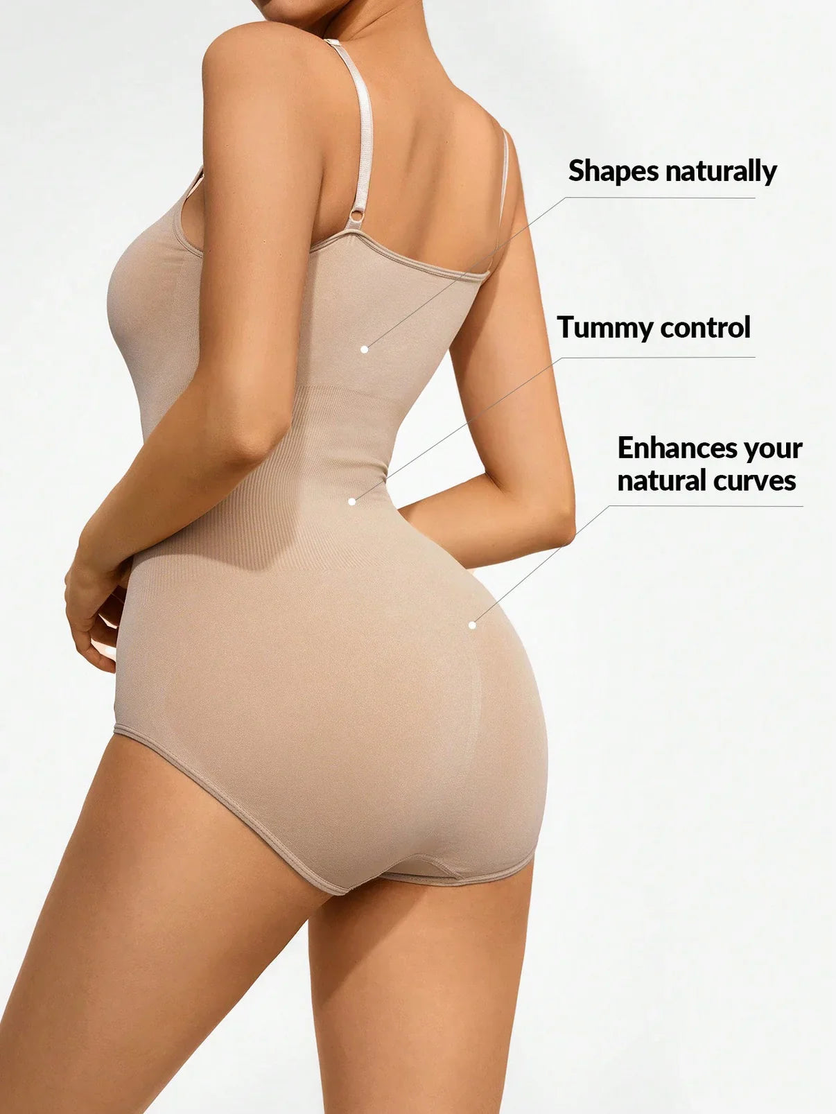 Basic Bae Full Size Scoop Neck Butt Lifting Bodysuit New Era Fashion LLc
