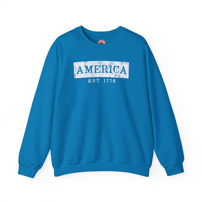 America Est. 1776 Crewneck Sweatshirt The Devil's Pickle