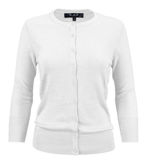 Crewneck Button Down Knit Cardigan Sweater Shop Style & More | Fresh Looks, Everyday Deals & Free Shipping