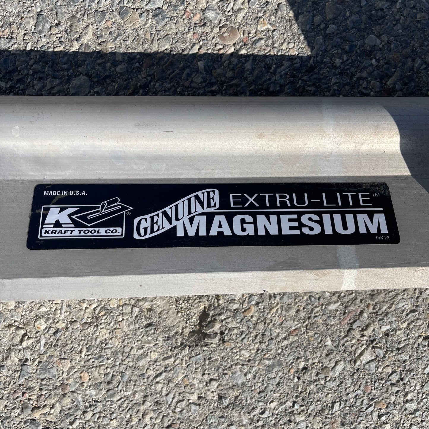 KRAFT TOOL CO. Extru-Lite Magnesium Paver 123.5” handle 144” x 4.5” screed CC291 PayWut