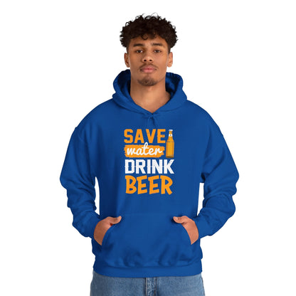 Save Water Drink Beer Hooded Sweatshirt The Devil's Pickle