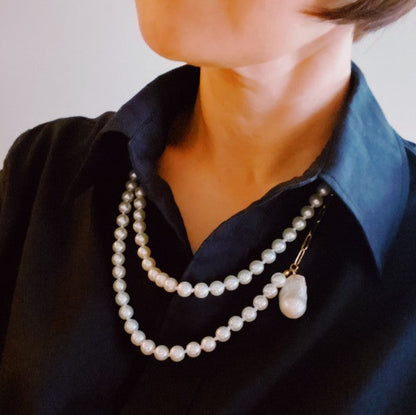 In Your Way Pearl And Chain Long Necklace Shop Style & More | Fresh Looks, Everyday Deals & Free Shipping