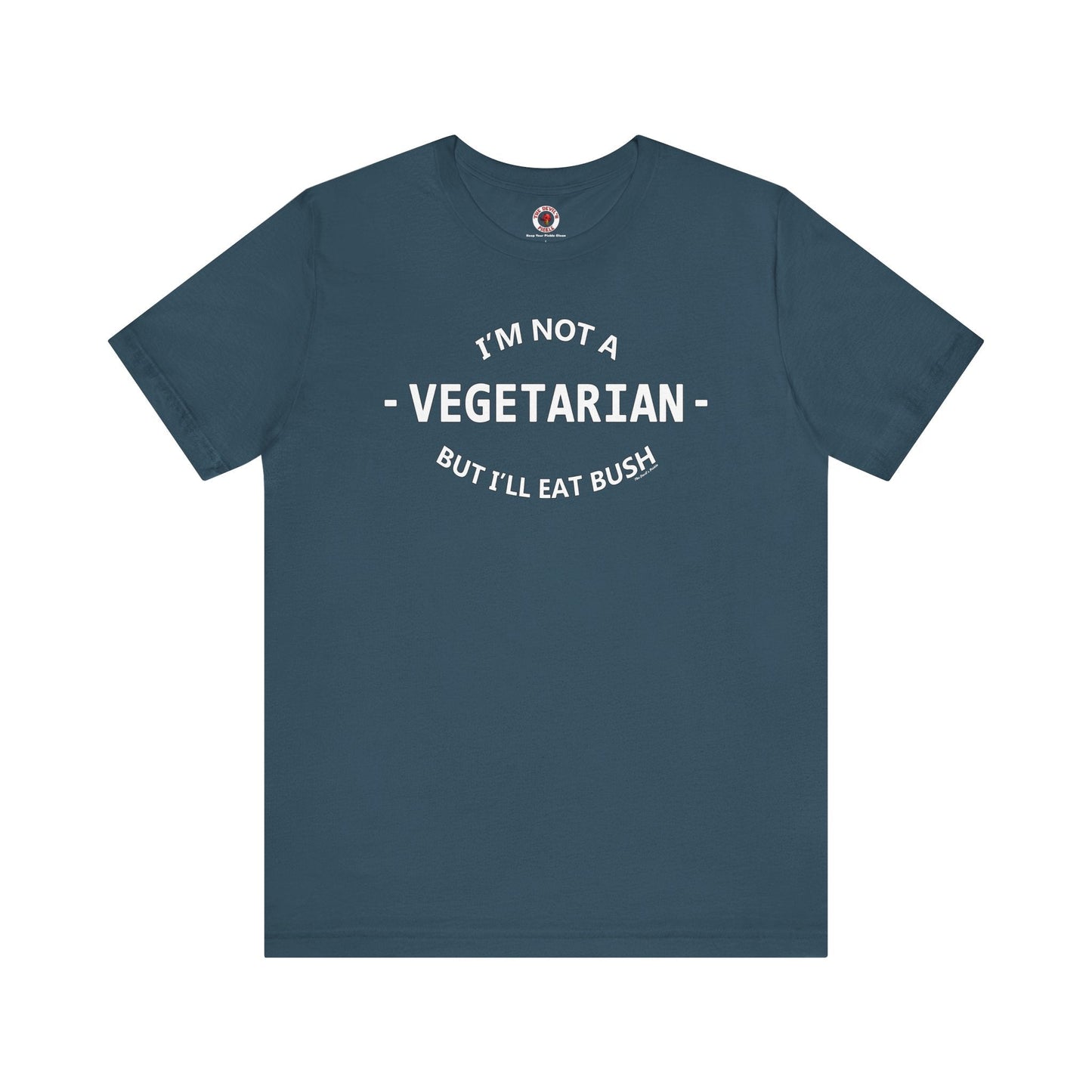 I'm Not A Vegetarian T-Shirt The Devil's Pickle