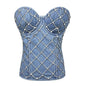 Rhinestone Cowgirl Denim Vest Country in My Heart