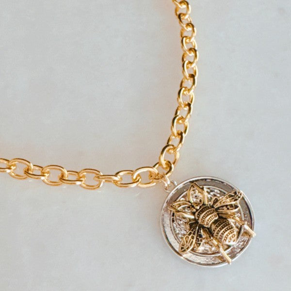 Bold And Antique Bee Chain Necklace Shop Style & More | Fresh Looks, Everyday Deals & Free Shipping