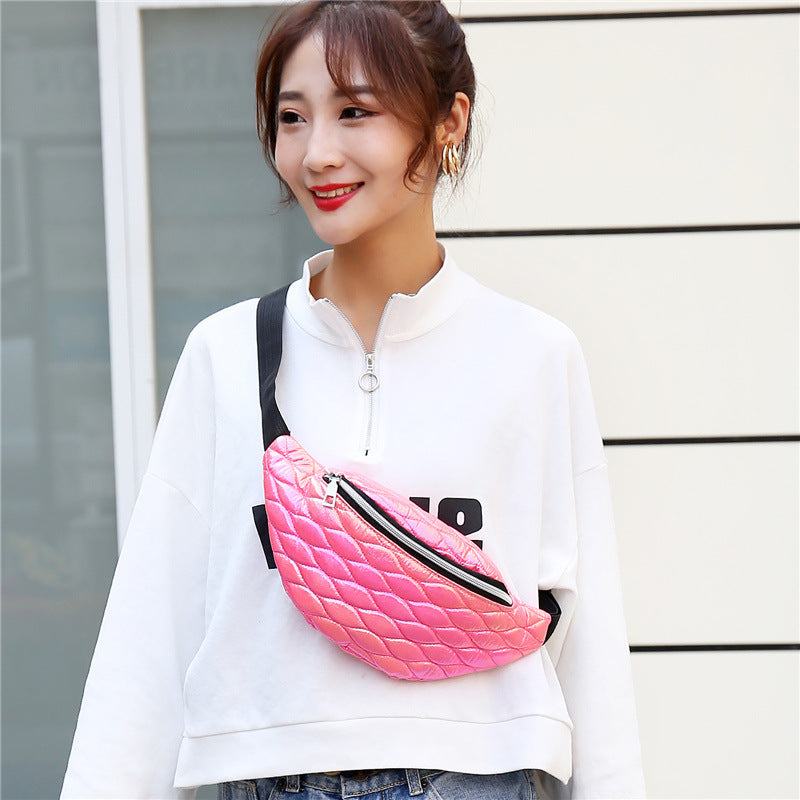 Laser embossed fashion messenger bag See size chart under “more details” The Fashion Celestial