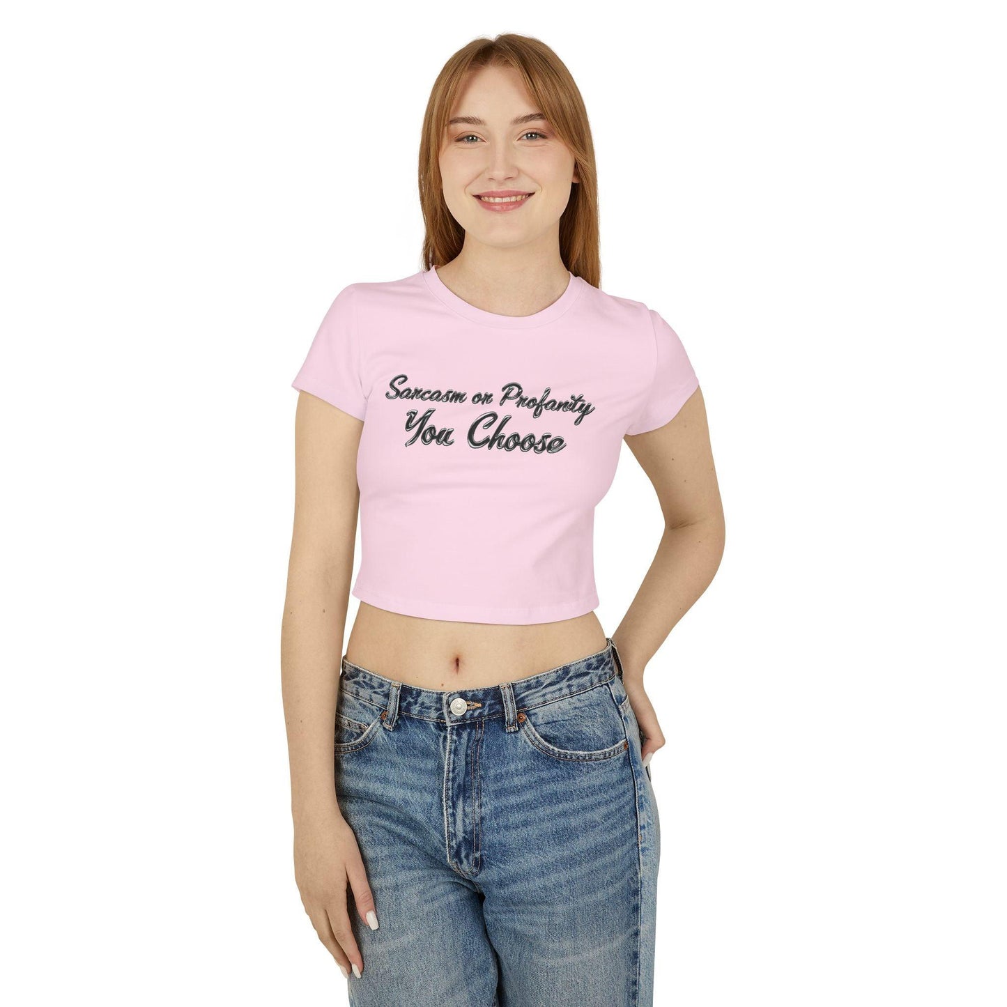 Sarcasm or Profanity Womens Baby Tee Country in My Heart