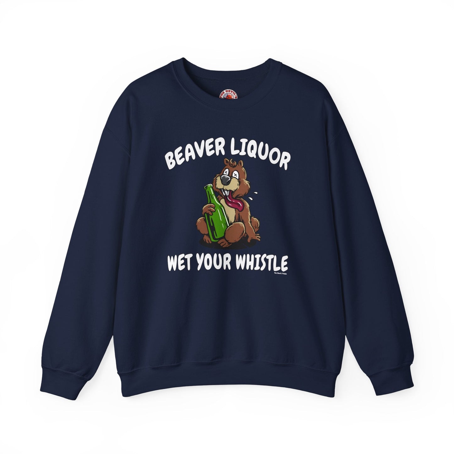 Beaver Liquor Crewneck Sweatshirt The Devil's Pickle